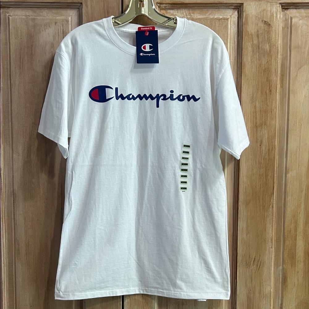 Champion White Short Sleeve Men's Tee NWT